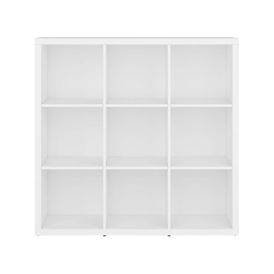 Biblioteca NEPO PLUS, PAL, alba, 117X38.5X113.5 cm