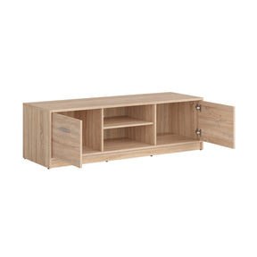 Comoda tv crem cu 2 sertare Nepo Plus, 138.5X46.5X42.5 CM
