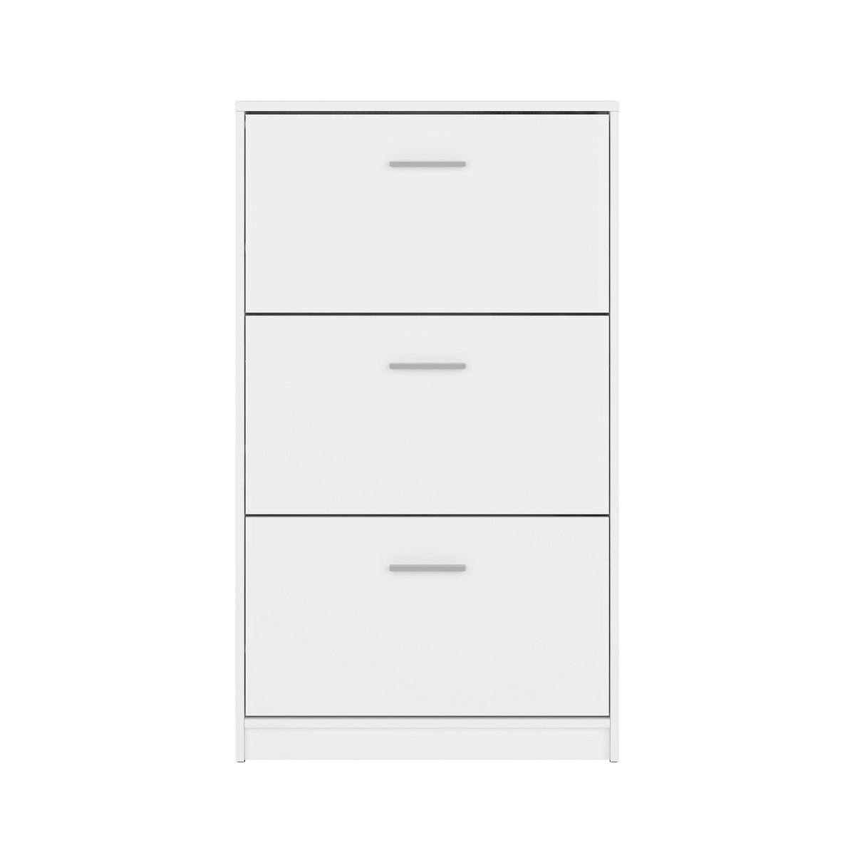 Pantofar 3 nivele alb NEPO PLUS,  70X17.5X120.5 CM