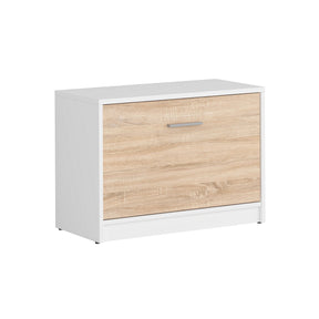 Suport pantofi alb-stejar sonoma NEPO PLUS SFK1K, 70X34X50,5 CM