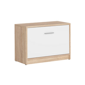 Suport incaltaminte economisire spatiu stejar sonoma-alb NEPO PLUS SFK1K, 70X34X50,5 CM