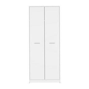 Dulap haine lemn alb NEPO PLUS, 80X54.5X197 cm.