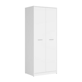 Dulap haine lemn alb NEPO PLUS, 80X54.5X197 cm.