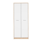 Dulap haine intrare sonoma-alb NEPO PLUS, 80X54.5X197 cm.
