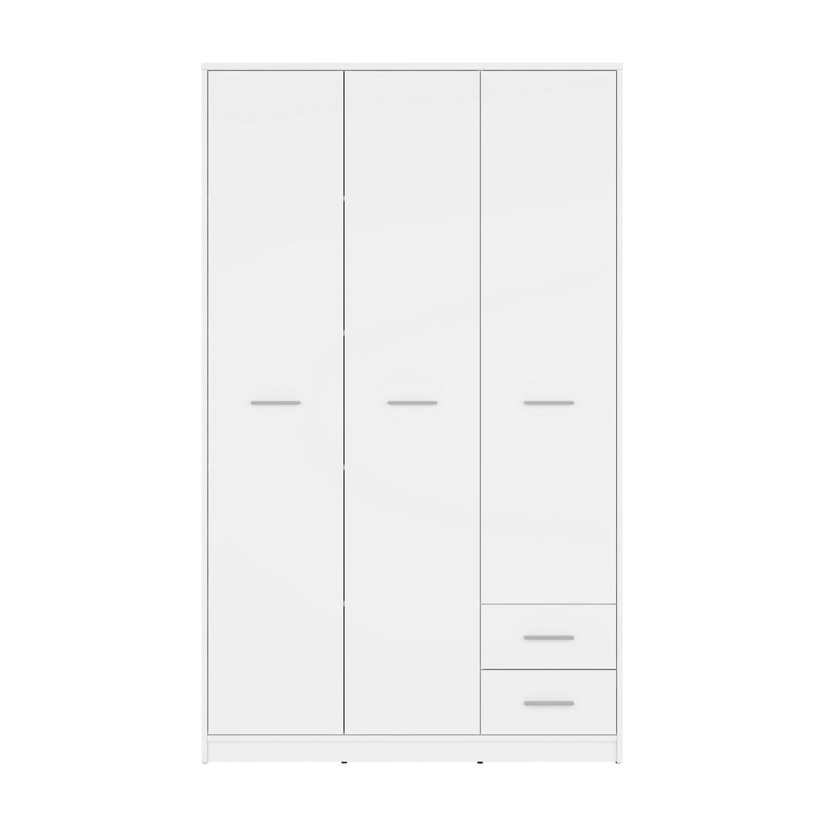 Dulap alb lemn NEPO PLUS, 118.5X54.5X197 CM