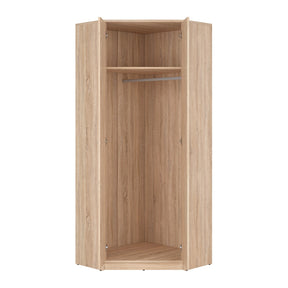 Dulap haine de colt stejar sonoma NEPO PLUS, 79.5X79.5X195 cm