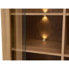 Vitrina living Bergen REG1W2S, 72X47X202 CM