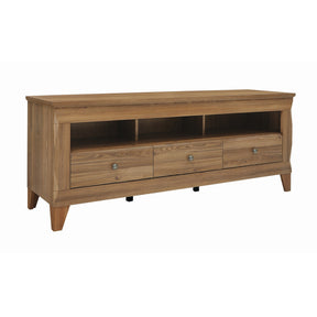 Comoda tv lux cu 3 sertare Bergen, 156X47X64 cm