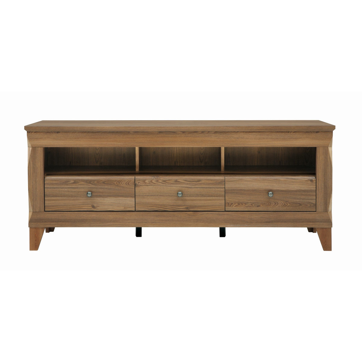 Comoda tv lux cu 3 sertare Bergen, 156X47X64 cm