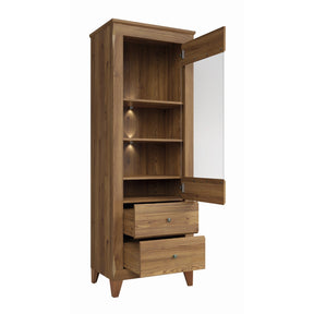 Vitrina living Bergen REG1W2S, 72X47X202 CM