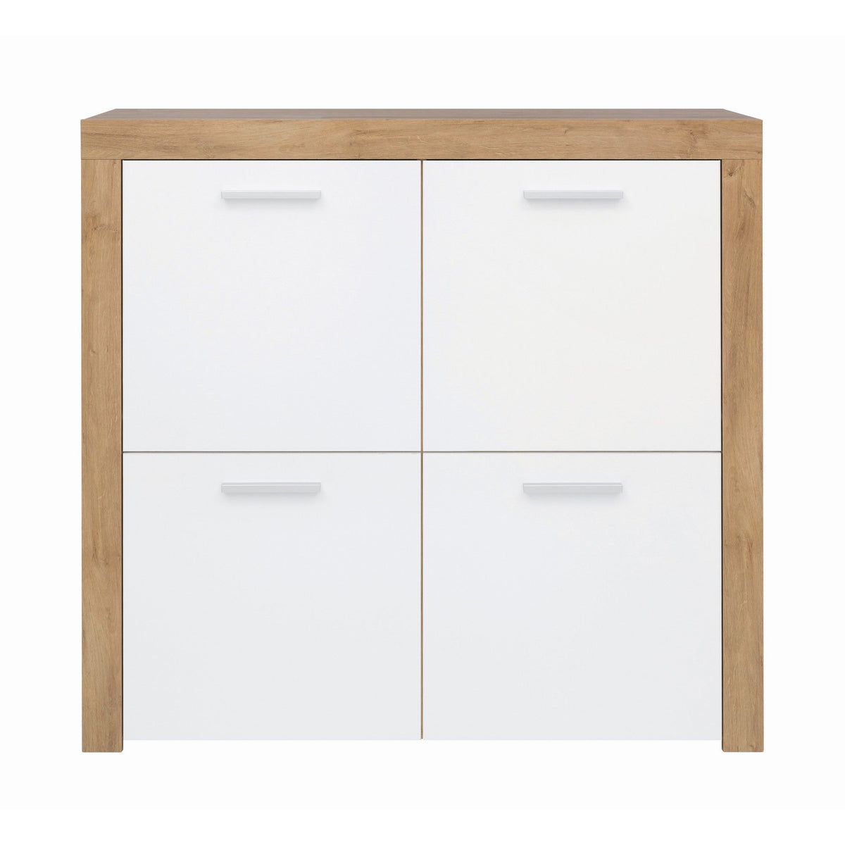 Comoda stejar alb Balder, 104X39X99 CM