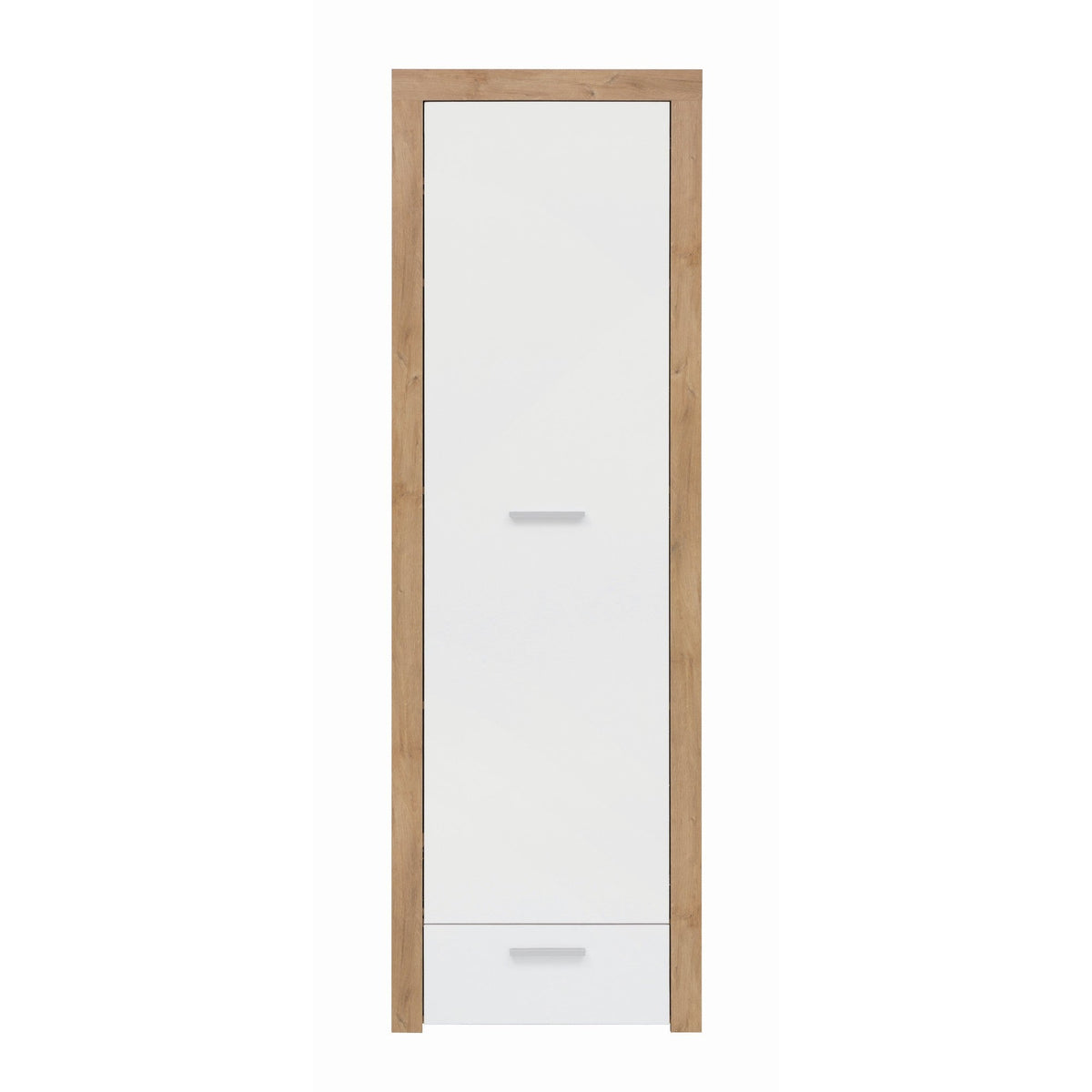 Dulap living alb lucios Balder, 62X39X192 cm