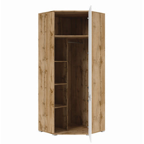 Dulapuri in colt Zele, 78X78X195 cm