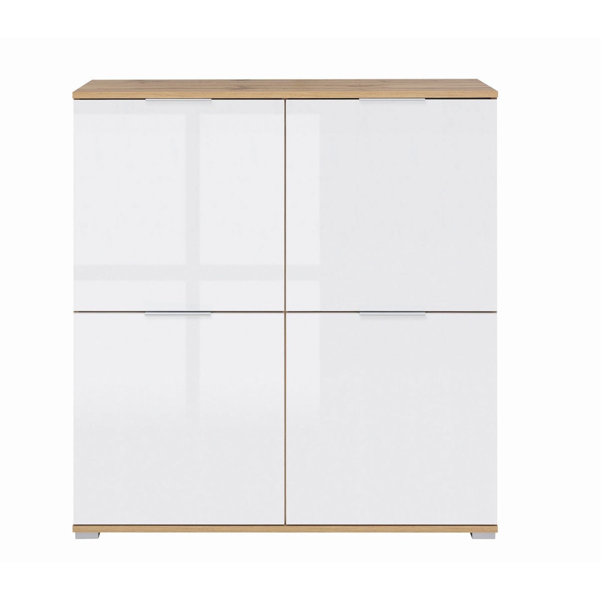 Comoda alba lemn Zele, 104X41X106 CM