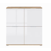 Comoda alba lemn Zele, 104X41X106 CM