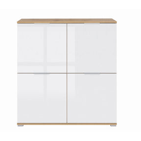 Comoda alba lemn Zele, 104X41X106 CM