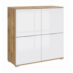 Comoda alba lemn Zele, 104X41X106 CM