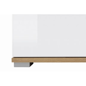 Comoda alba lemn Zele, 104X41X106 CM