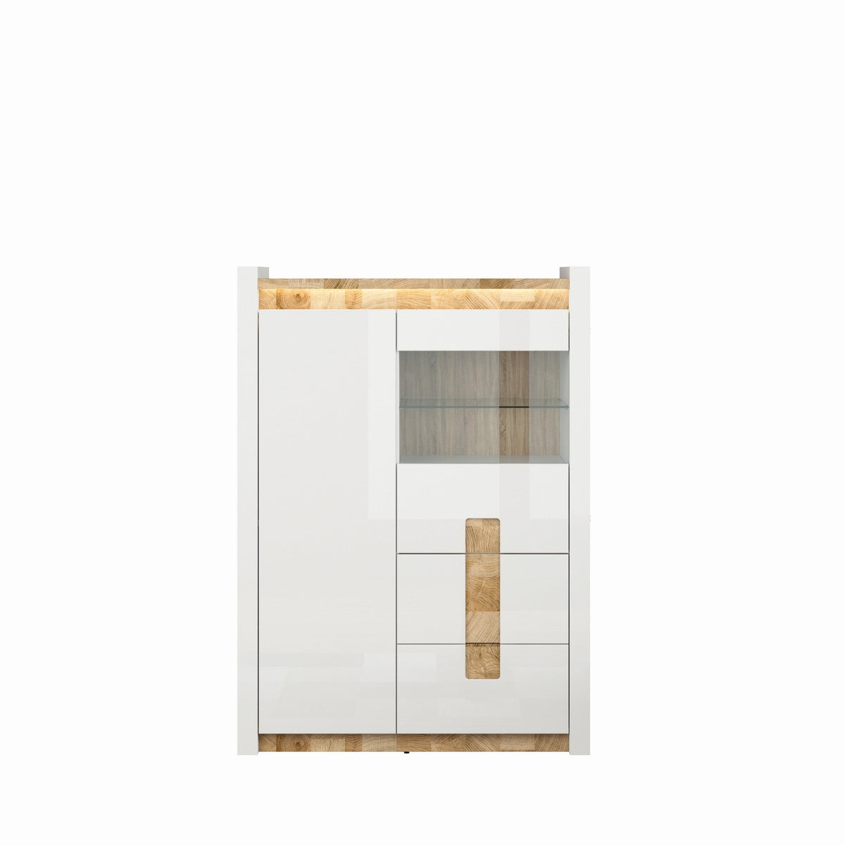 Vitrine de living Alameda, 102X41X141 CM