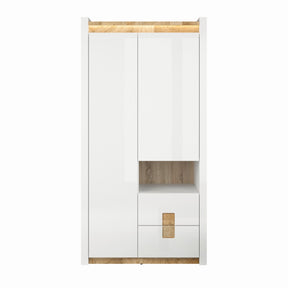 Dulap in dormitor alb Alameda, 102X60X201 cm