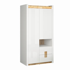 Dulap in dormitor alb Alameda, 102X60X201 cm