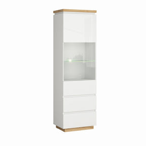 Vitrina living moderna Erla REG1W2S, 60X41X196 CM