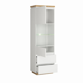Vitrina living moderna Erla REG1W2S, 60X41X196 CM
