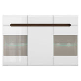 Comoda tv cu leduri AZTECA TRIO, 150X41X104 cm