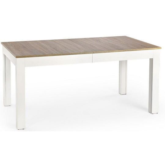Masa extensibila Seweryn, alb/stejar sonoma, PAL/MDF, 160/300X90X76 cm