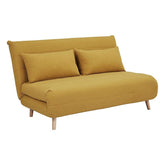 Canapea stofa curry SPIKE II, 147x91x84 cm