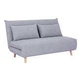 Canapea stofa gri SPIKE II, 147x91x84 cm