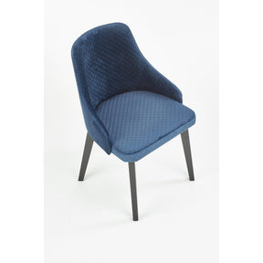 Scaun tapitat TOLEDO 3, albastru inchis, 57x56x86 cm