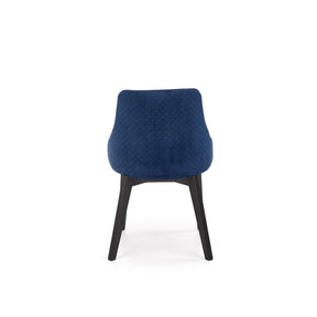Scaun tapitat TOLEDO 3, albastru inchis, 57x56x86 cm