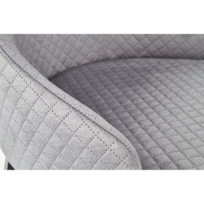 Scaun tapitat TOLEDO 3, gri, 57x56x86 cm