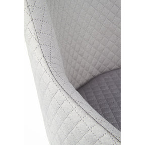 Scaun tapitat TOLEDO 3, gri, 57x56x86 cm