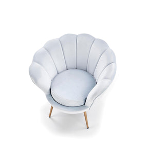 Fotoliu elegant albastru deschis Amorino, 94x76x83 cm - ACAJU 