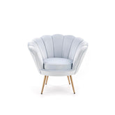 Fotoliu elegant albastru deschis Amorino, 94x76x83 cm - ACAJU 