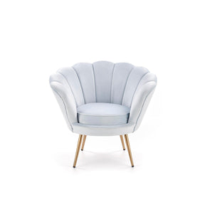 Fotoliu elegant albastru deschis Amorino, 94x76x83 cm - ACAJU 