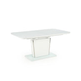 Masa living alba Bonari, 160-200 / 90/76 cm