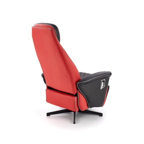 Fotoliu cu recliner Camaro, negru, 77x72/146x86/112 cm - ACAJU 