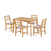 Set masa si scaune de bucatarie din lemn Cordoba