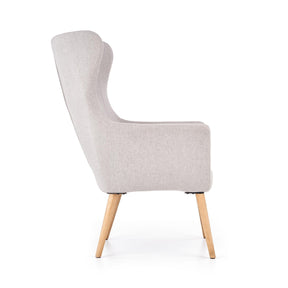 Scaun scandinav tapitat Cotto, gri deschis, 73X76X99 CM