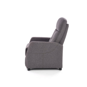 Fotoliu recliner Felipe, gri, 64x84x103 cm - ACAJU 