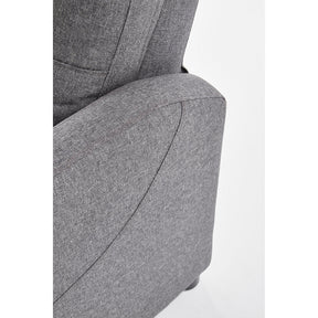 Fotoliu recliner Felipe, gri, 64x84x103 cm - ACAJU 