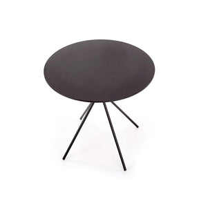 Masa rotunda neagra Fondi, 80X75 CM - ACAJU 