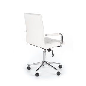 Scaun directorial copii Gonzo 2, alb, 53X46X98/110 CM.