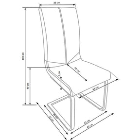 Scaune de living ieftine K219, 43X51X98 cm