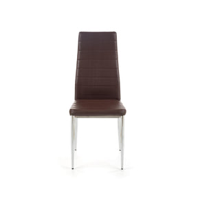 Scaune bucatarie piele maro K70, 50X41X98 CM