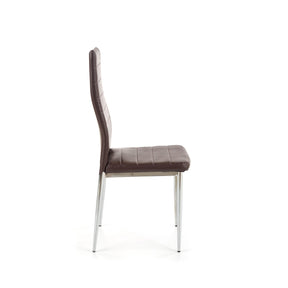 Scaune bucatarie piele maro K70, 50X41X98 CM