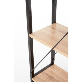 Birou cu rafturi Narvik B1, 120X64X120 CM - ACAJU 
